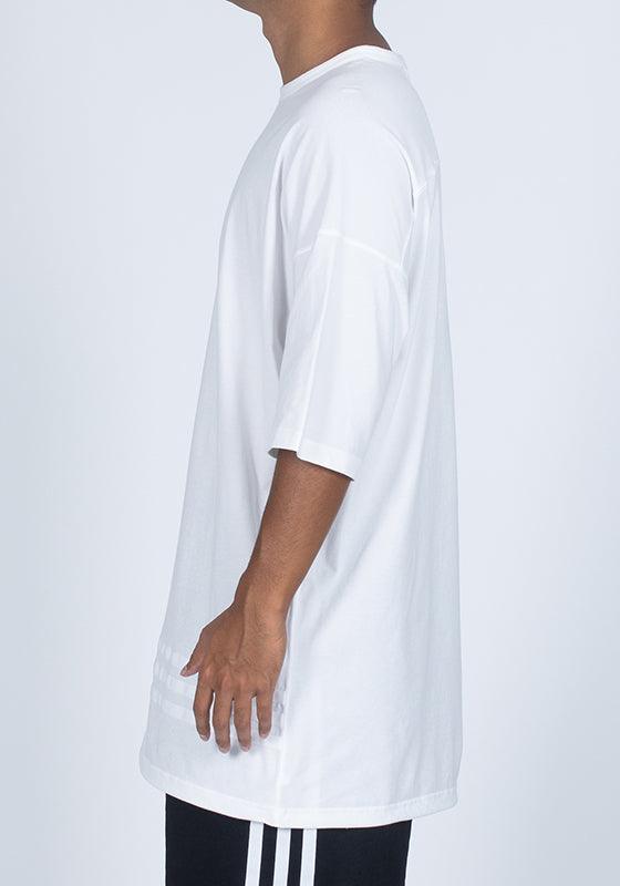 Oversized Stripes T-Shirt - Core White - LOADED