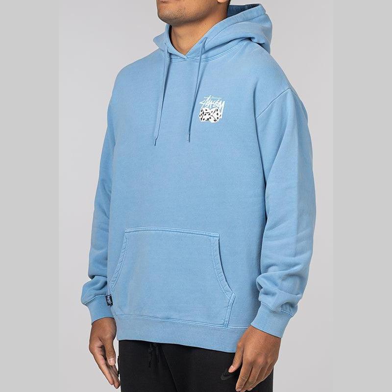 Pair of Dice Fleece Hoodie - Pigment Navy Blue – LOADED