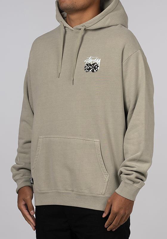 Pair Of Dice Fleece Hoodie - Pigment Olive - LOADED