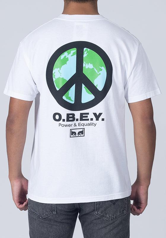 Peace Punk T-Shirt - White - LOADED