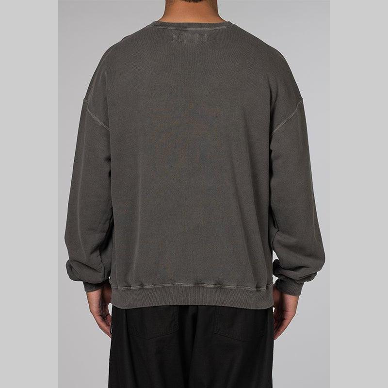 Pigment Dyed Sweatshirt - Black - LOADED