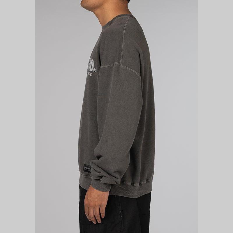 Pigment Dyed Sweatshirt - Black - LOADED