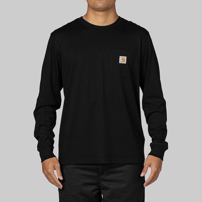 Pocket Long Sleeve - Black/Black - LOADED