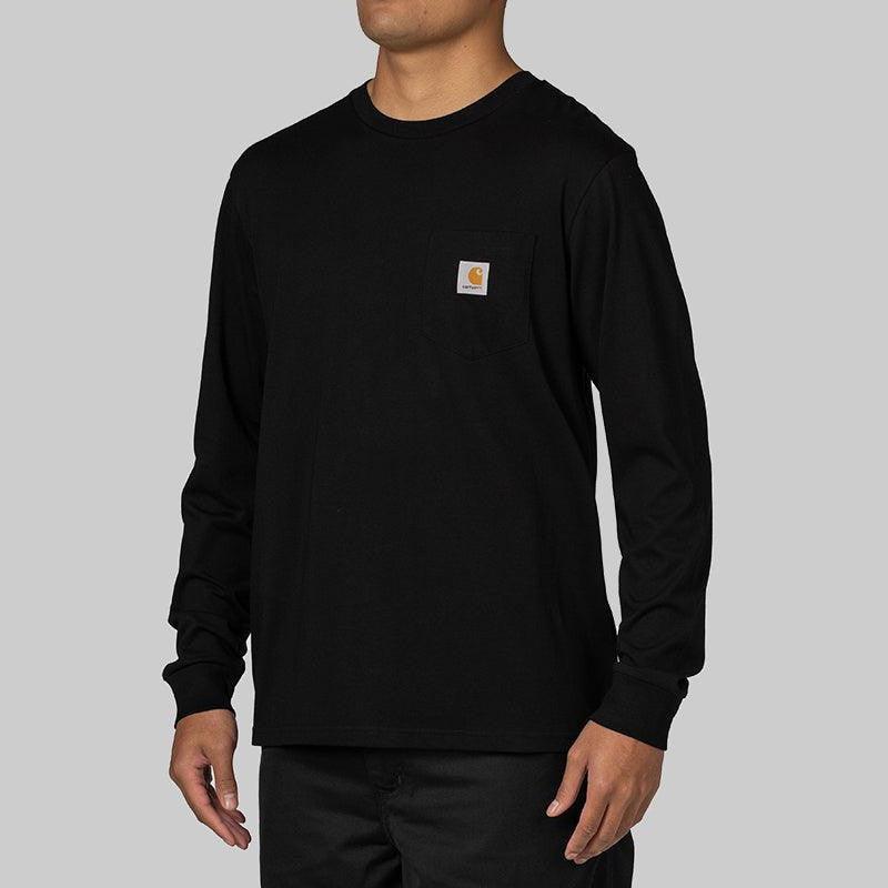 Pocket Long Sleeve - Black/Black - LOADED