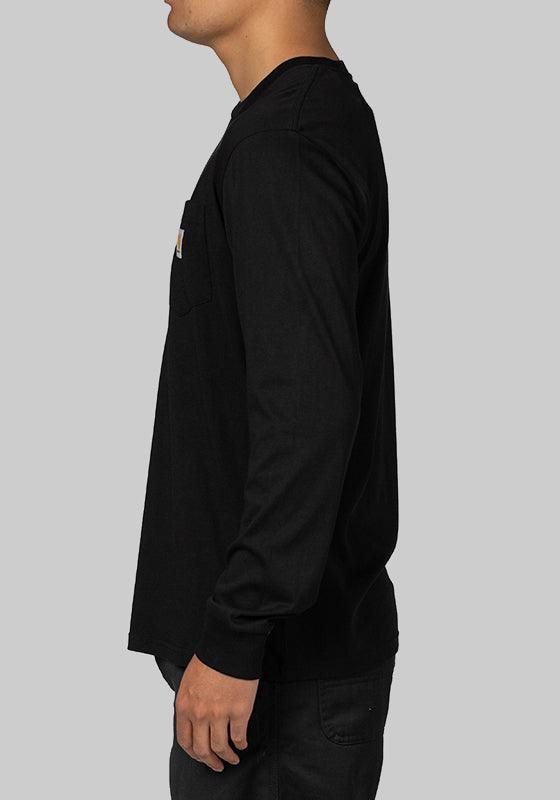 Pocket Long Sleeve - Black/Black - LOADED