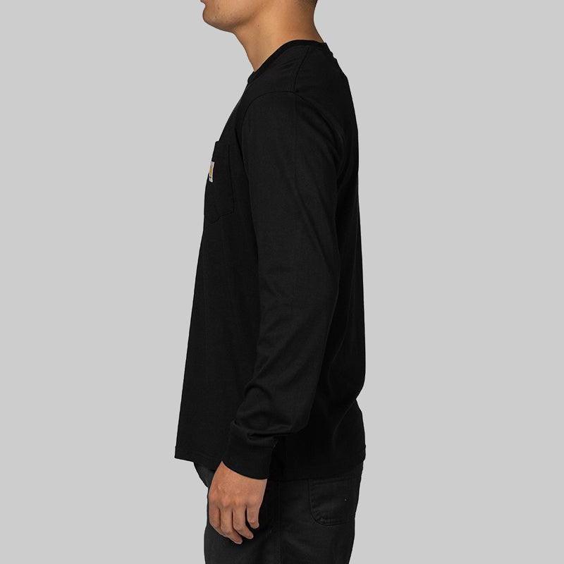 Pocket Long Sleeve - Black/Black - LOADED