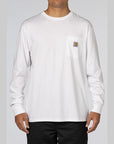 Pocket Long Sleeve - White/White - LOADED