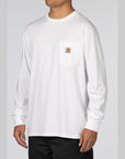 Pocket Long Sleeve - White/White - LOADED