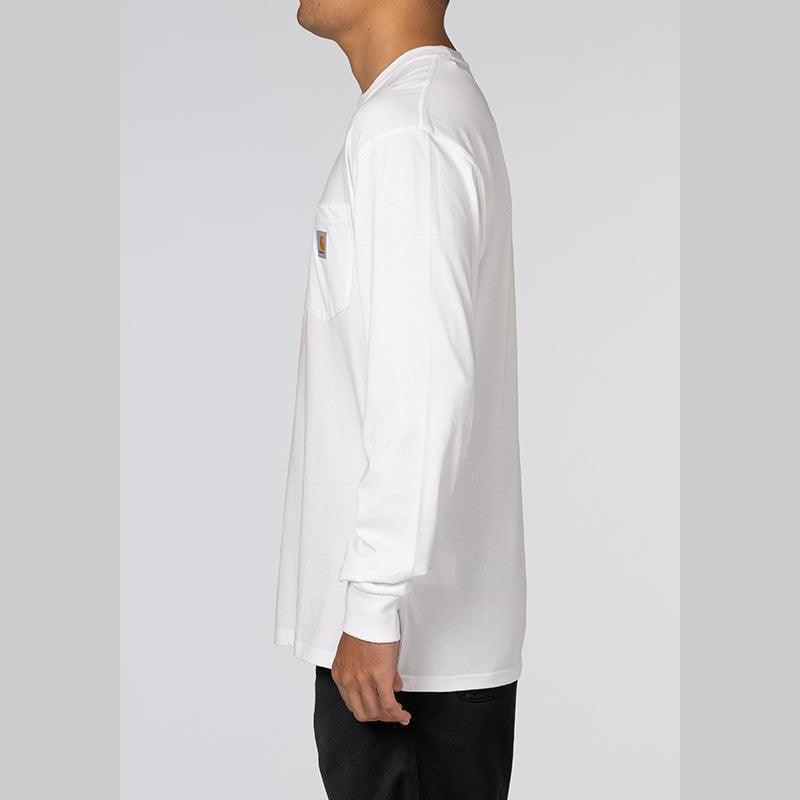 Pocket Long Sleeve - White/White - LOADED