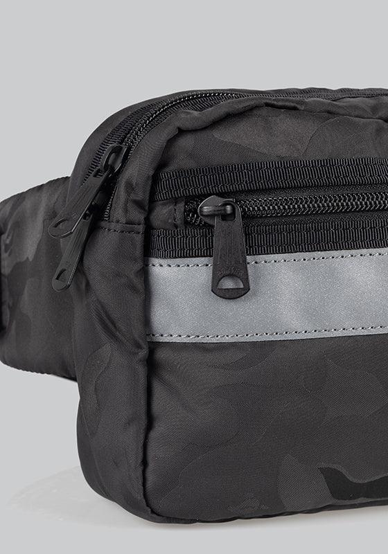 Porter Solid Camo Waist Bag - Black - LOADED