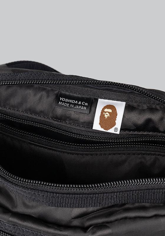 Porter Solid Camo Waist Bag - Black - LOADED