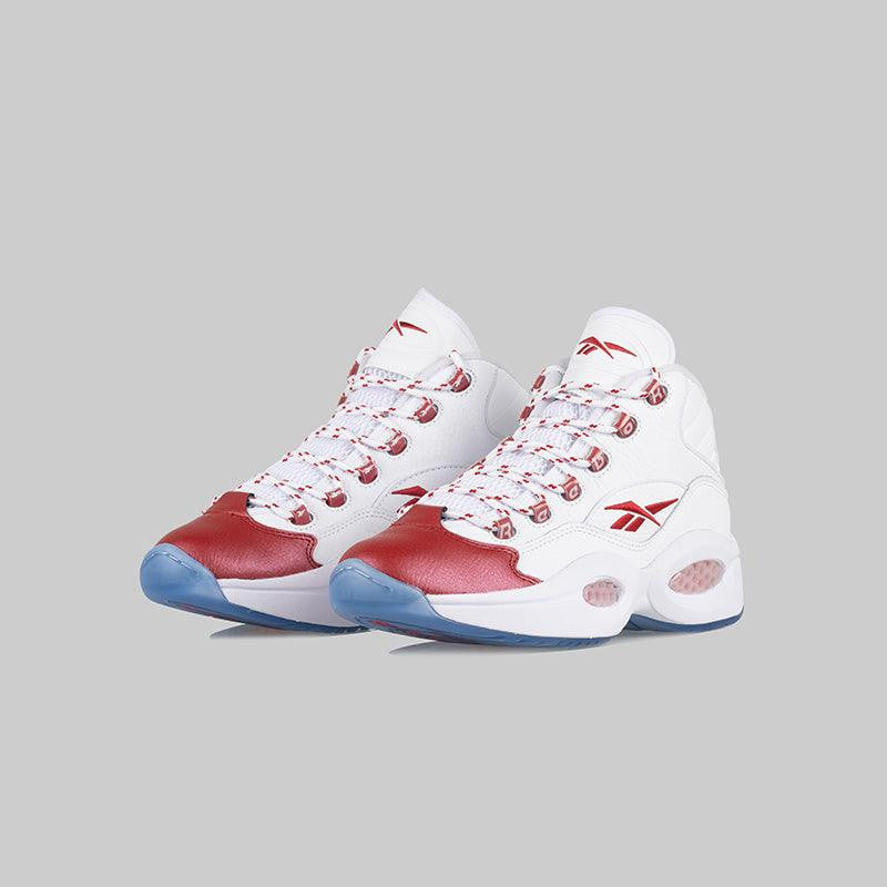 Question Mid - White/Vector Red - LOADED