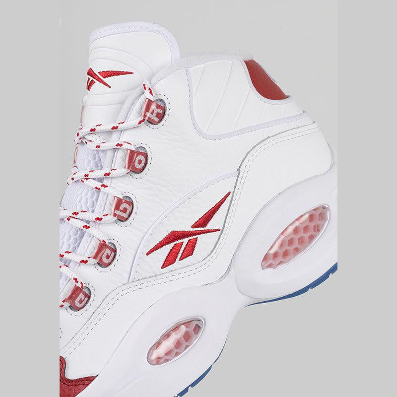 Question Mid - White/Vector Red - LOADED