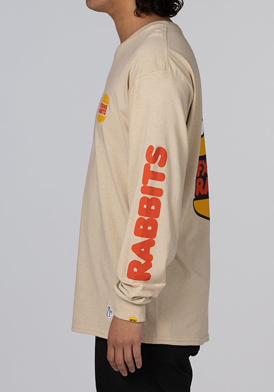 Rabbit Burger Long Sleeve - Beige - LOADED