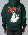 Rabbits Icon Hoodie - Green - LOADED