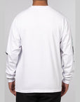 Random Hand Printed Long Sleeve - White - LOADED