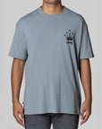 Regal Crown T-Shirt - Dusty Grey - LOADED