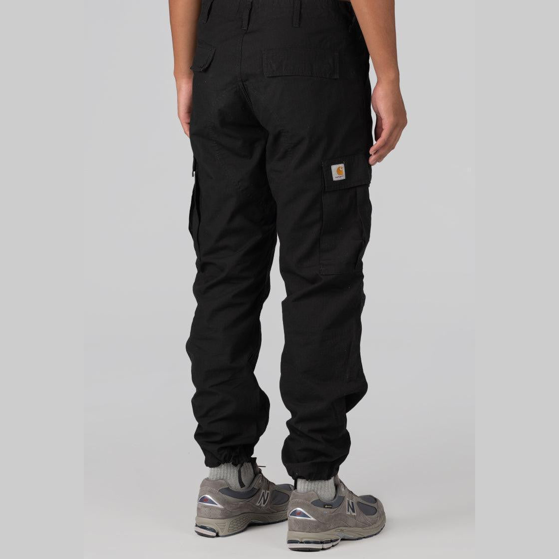 Regular Cargo Pant - Black Rinsed - LOADED