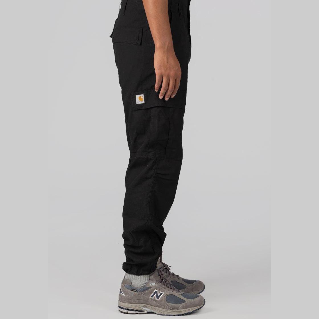 Regular Cargo Pant - Black Rinsed - LOADED