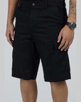 Regular Cargo Short - Black Rinsed - LOADED