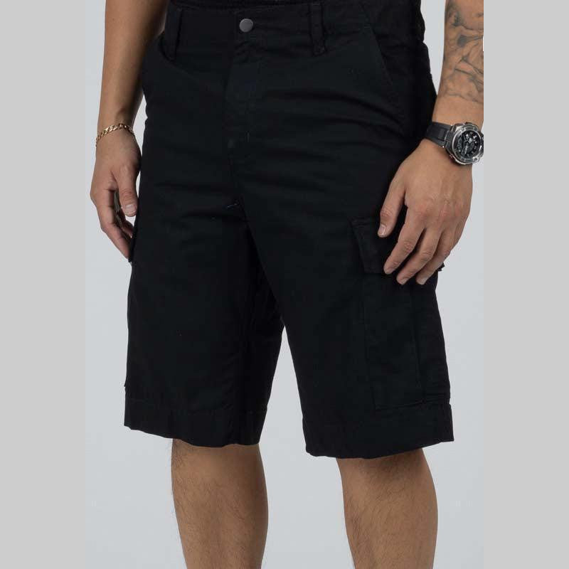 Regular Cargo Short - Black Rinsed - LOADED