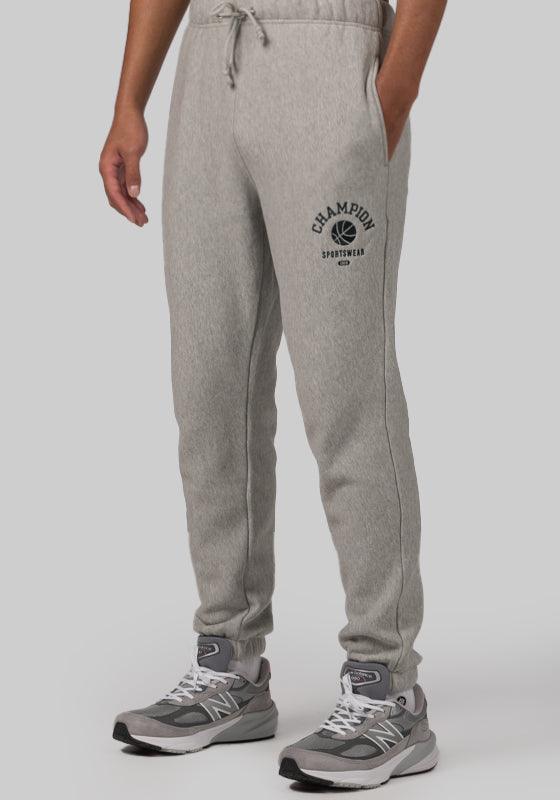 Flatback Ribbed Joggers in Oxford Heather - Glue Store