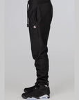 Reverse Weave Relax Jogger - Black - LOADED