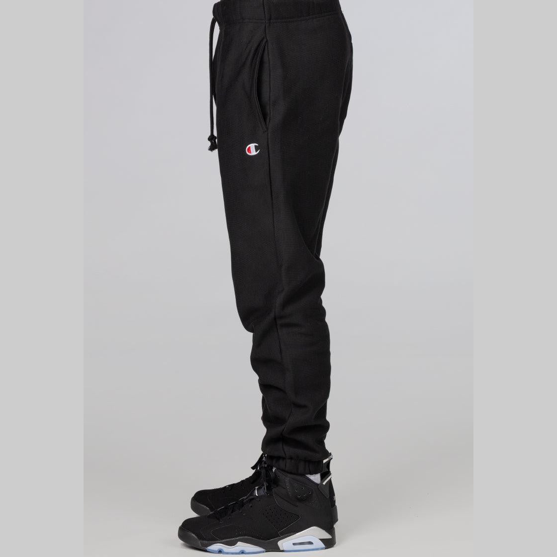 Reverse Weave Relax Jogger - Black - LOADED