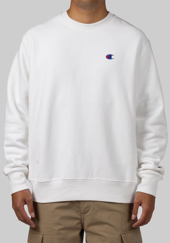 Reverse Weave Small C Crew - White - LOADED