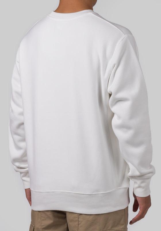 Reverse Weave Small C Crew - White - LOADED