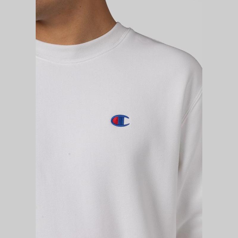 Reverse Weave Small C Crew - White - LOADED