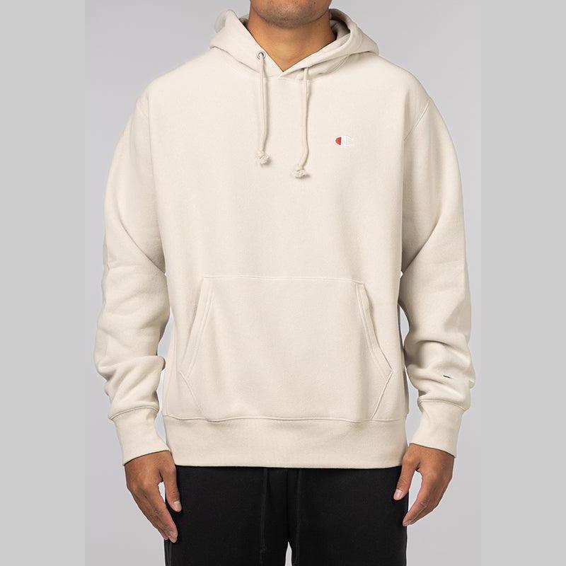 Reverse Weave Small C Hoodie - Stone Throw - LOADED