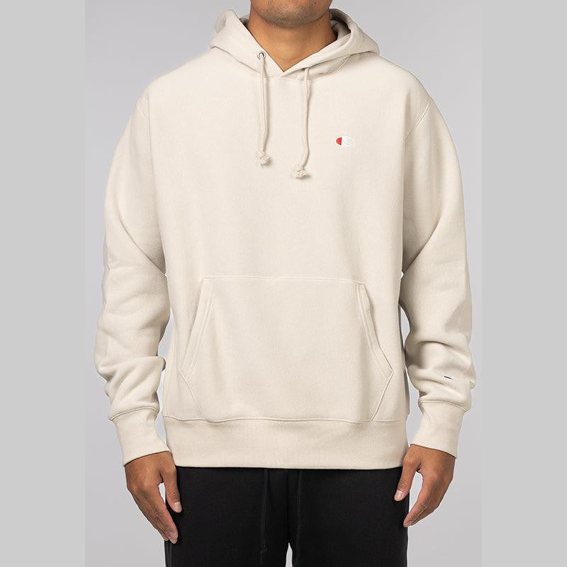 Reverse Weave Small C Hoodie - Stone Throw - LOADED