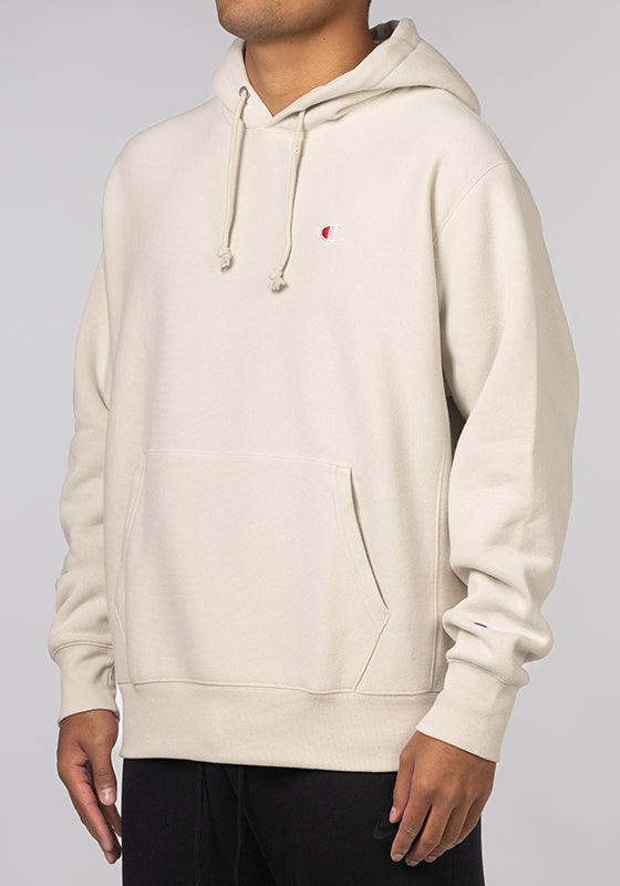 Reverse Weave Small C Hoodie - Stone Throw - LOADED