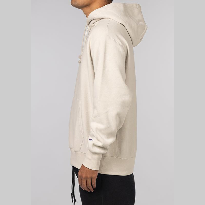 Reverse Weave Small C Hoodie - Stone Throw - LOADED