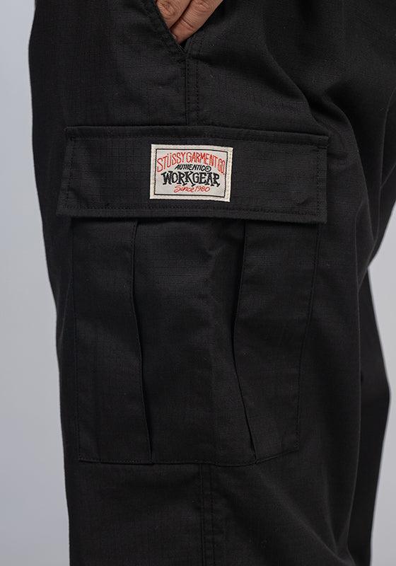 Ripstop Cargo Beach Pant - Black - LOADED