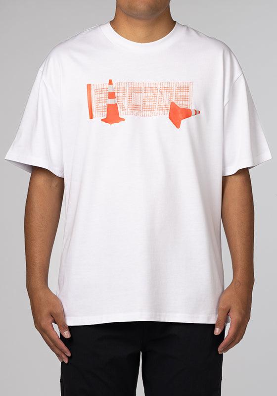 Road Cone T-Shirt - White - LOADED