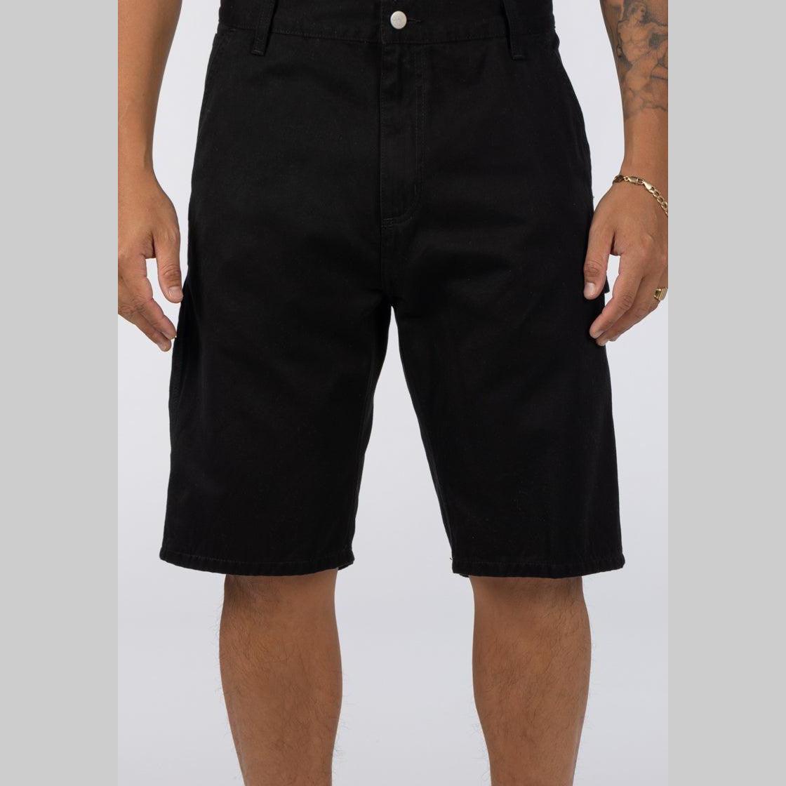 Ruck Single Knee Short - Black Stone Washed - LOADED