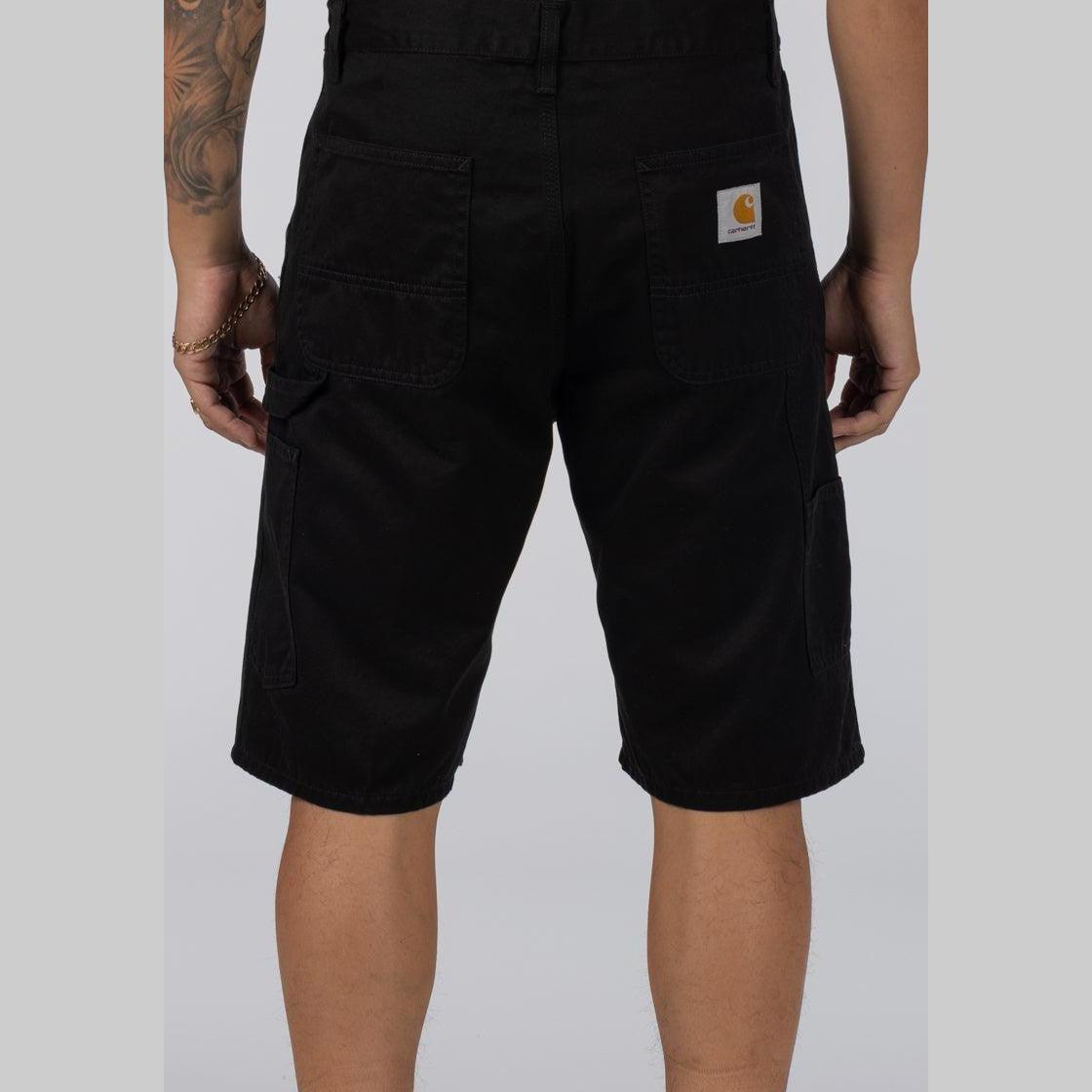 Ruck Single Knee Short - Black Stone Washed - LOADED