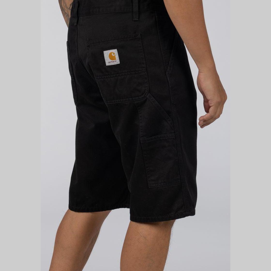 Ruck Single Knee Short - Black Stone Washed - LOADED