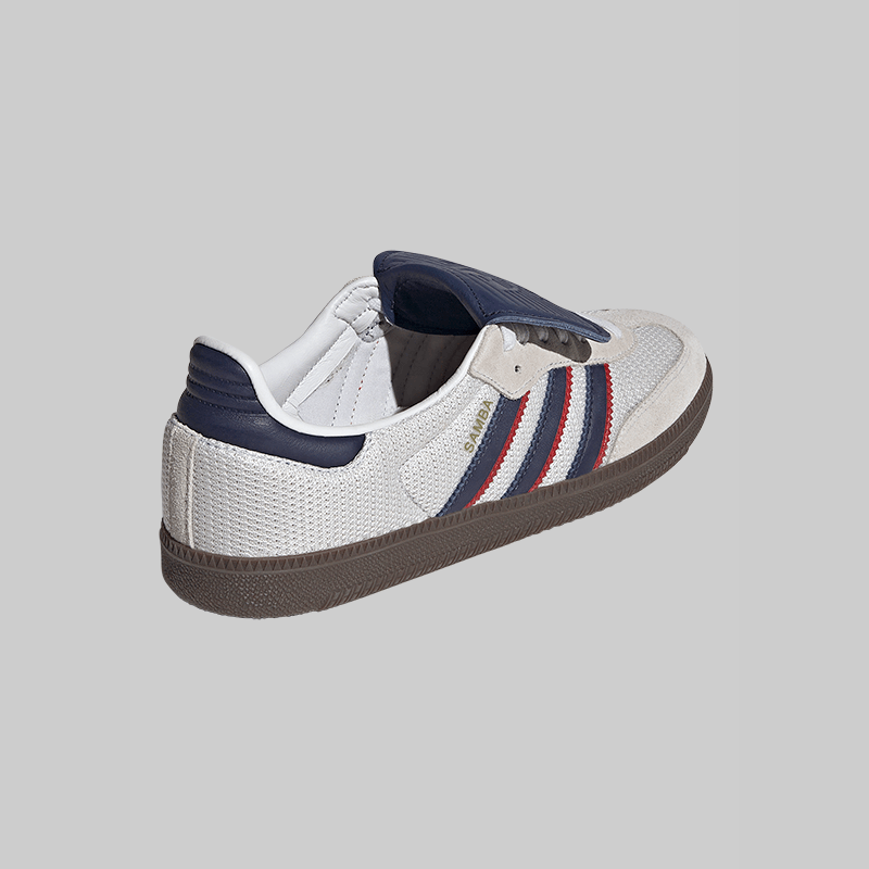 Samba LT - Crystal White/Dark Blue/Gum - LOADED