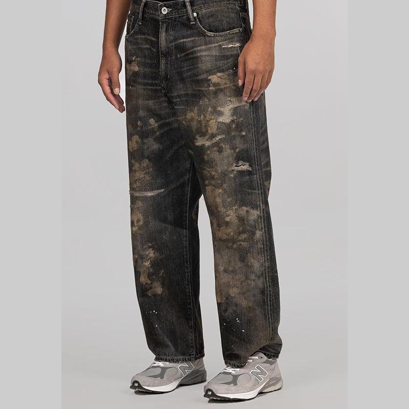 Savage Denim DP Wide Pant - Black - LOADED