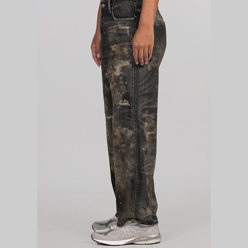 Savage Denim DP Wide Pant - Black - LOADED