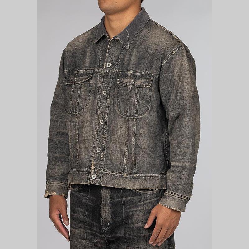 Savage Denim Lined Jacket - Black - LOADED