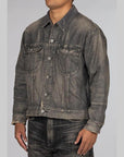 Savage Denim Lined Jacket - Black - LOADED