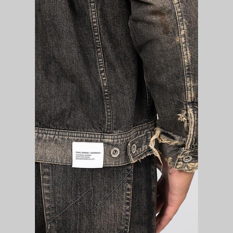 Savage Denim Lined Jacket - Black - LOADED