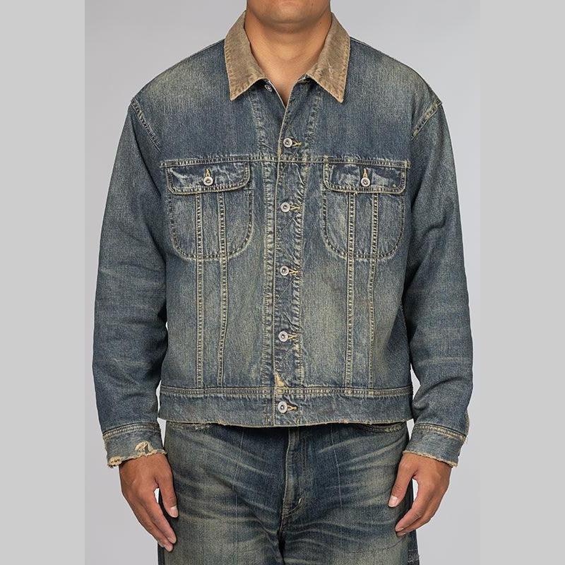 Savage Denim Lined Jacket - Indigo - LOADED