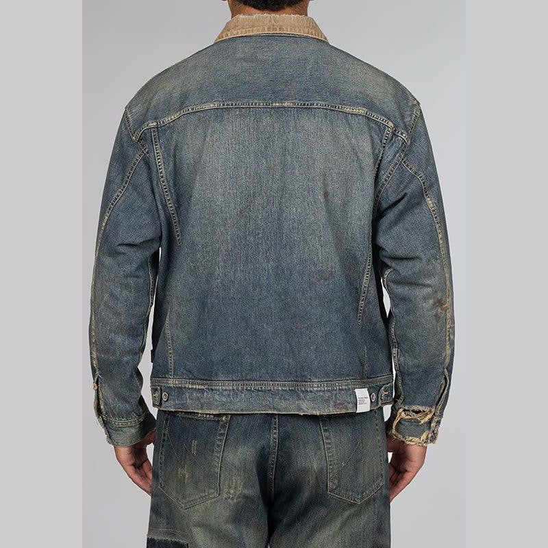 Savage Denim Lined Jacket - Indigo - LOADED