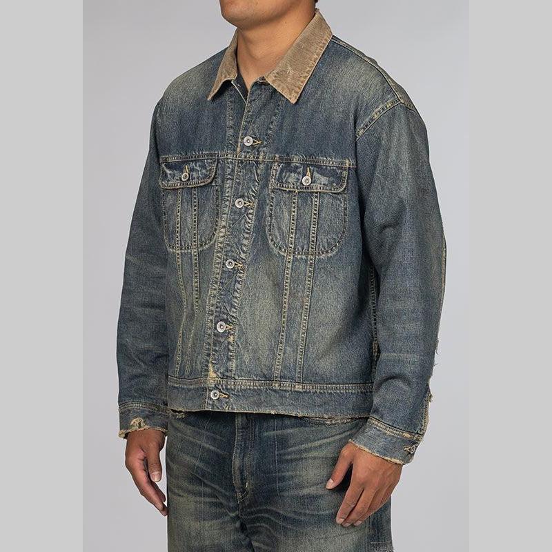 Savage Denim Lined Jacket - Indigo - LOADED