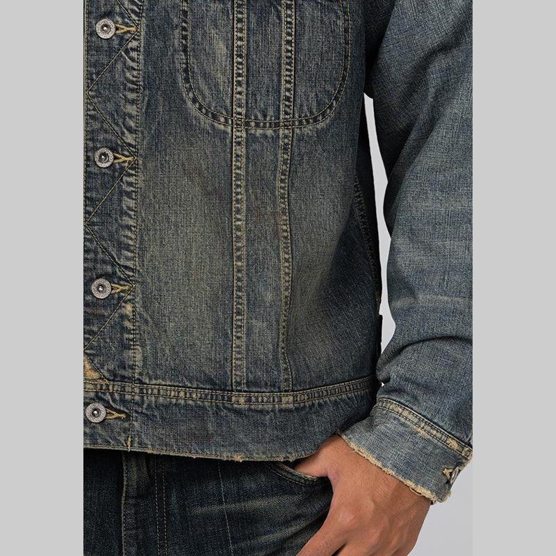 Savage Denim Lined Jacket - Indigo - LOADED